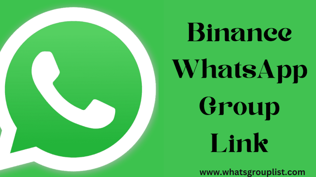 binance whatsapp group link pakistan