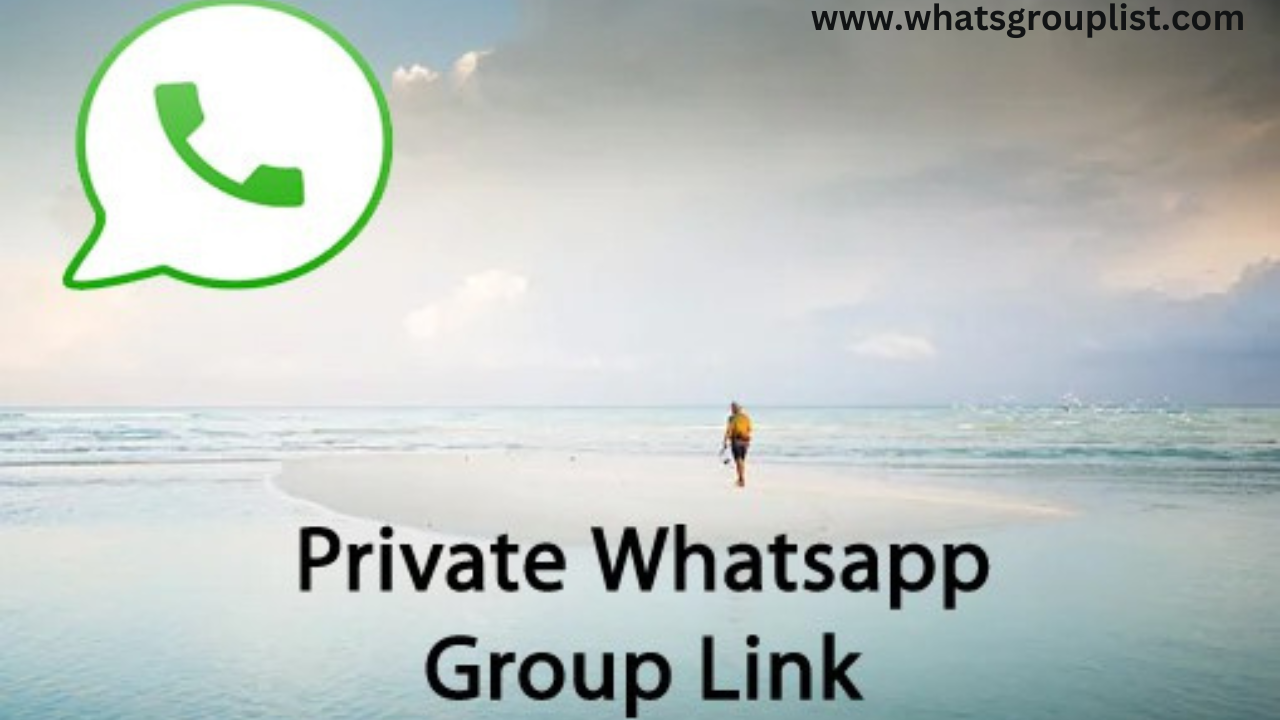 private whatsapp group link