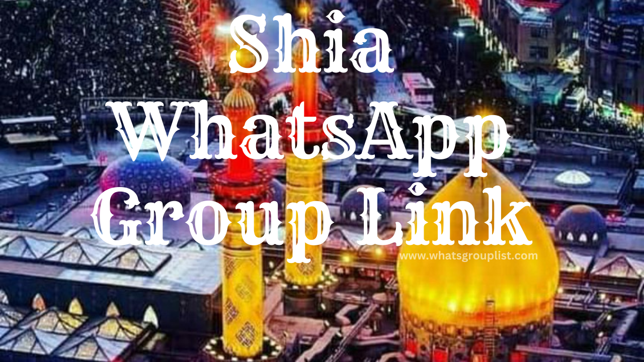 Shia WhatsApp Group Link