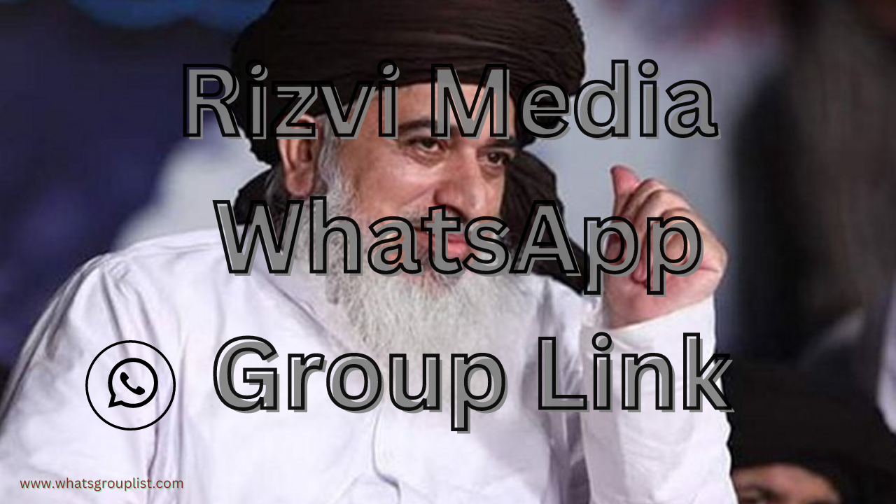 Rizvi Media WhatsApp Group Link